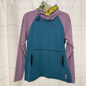Melanzana Purple and Teal Women's Sweater